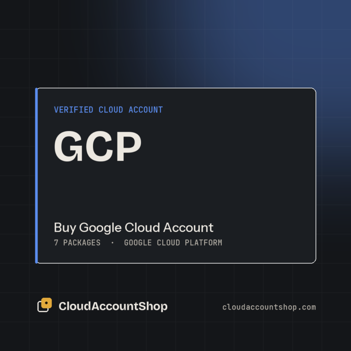 Buy Google Cloud Account