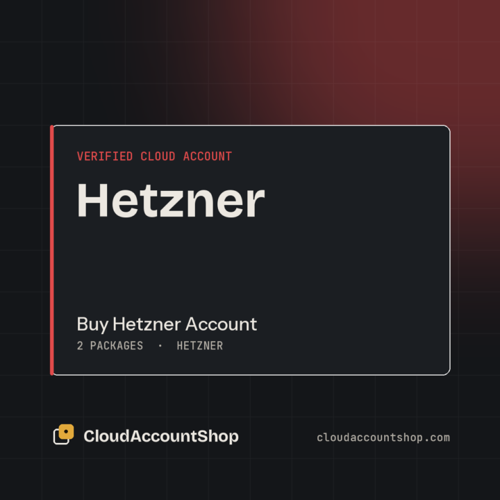 Buy Hetzner Account